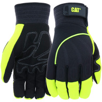 CAT GLOVE HI VIS PADDED PALM UTILITY XL