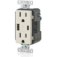 USB/DPLX OUTLT15A LT ALM (Pack of 1)