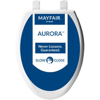 TOILET SEAT ELNG PLST WH (Pack of 1)