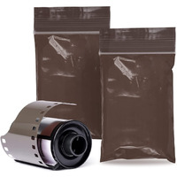 Pack of 100 Amber Zipper Bags 2 x 3 Seal Top Plastic Bags 2x3 Thickness 3 Mil Resealable Packing Bags for Storing Transporting UV Safety Bags for Electronics Lab Specimens Wholesale Price(D0102HIXSKW)