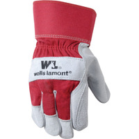 WORK GLOVES DBL PALM L (Pack of 6)
