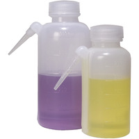 Frey Scientific Polyethylene Unitary Wash Bottles - 250 mL - Pack of 4
