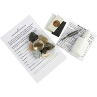 Geoscience Mineral Test Kit with 9 Minerals, 8 Accessories