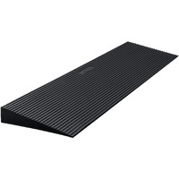 VEVOR Rise Cuttable Threshold Ramp for Sweeping Robot, 35.4" Wide Natural Rubber Wheelchair Ramp, Non-Slip Solid Rubber Ramp with Double-Sided Tape for Doorways, Driveways, Bathroom, Smooth Tile