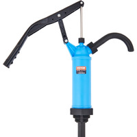 VEVOR Drum Pump, 9.5 oz. Per Stroke, Lever-Action Barrel Pump, Fits 5-55 Gallon Drums with 3-Section Suction Tube Assembly & Hose, Hand Operated, Designed to Transfer Water, Alcohol, Corrosive Liquids