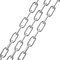 VEVOR Zinc Plated Proof Coil Chain Carbon Steel Chain Sling 3/16" x 10' 1100 lbs