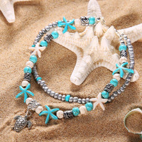 Sea Turtle Anklet(D0102HEY9SG.)