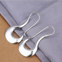 Moon Dance gold And Silver crescent Earrings(D0102HE6WDY)