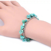 Turquoise Beach Muse Bracelet As Well As Anklet(D0102HEY2R7)