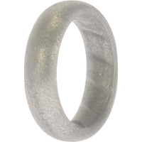 Silicone Wedding BR Solid Ring - Basic-Silver by ROQ for Women - 5 mm Ring