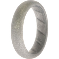 Silicone Wedding BR Solid Ring - Basic-Silver by ROQ for Women - 9 mm Ring