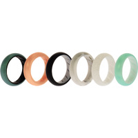 Silicone Wedding BR Solid Ring Set - Aque by ROQ for Women - 6 x 4 mm Ring