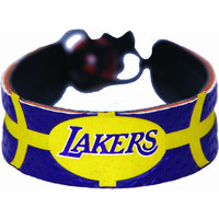 Los Angeles Lakers Bracelet Team Color Basketball CO