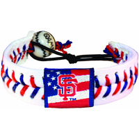 San Francisco Giants Bracelet Stars and Stripes Baseball CO