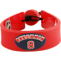 Washington Capitals Bracelet Team Color Jersey Alexander Ovechkin Design CO