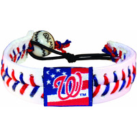 Washington Nationals Bracelet Classic Baseball Stars and Stripes CO
