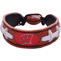 Wisconsin Badgers Bracelet Classic Football CO