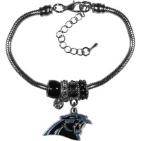 Carolina Panthers Bracelet Euro Bead Style