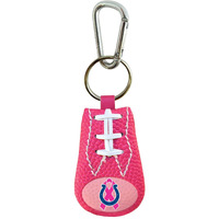 Indianapolis Colts Keychain Pink Football Breast Cancer Awareness Ribbon CO