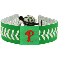 Philadelphia Phillies Bracelet Baseball St. Patrick's Day CO