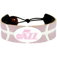 Utah Jazz Bracelet Team Color Basketball Pink CO