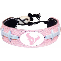 Houston Texans Bracelet Pink Football CO