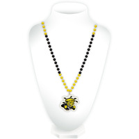 Wichita State Shockers Beads with Medallion Mardi Gras Style - Special Order