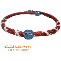 Seattle Seahawks Necklace Spiral Football CO