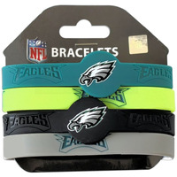 Philadelphia Eagles Bracelets 4 Pack Silicone