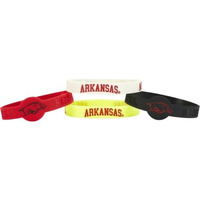 Arkansas Razorbacks Bracelets - 4 Pack Silicone - Special Order