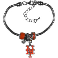 New York Mets Bracelet Euro Bead Style CO