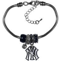 New York Yankees Bracelet Euro Bead Style CO