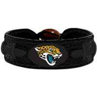 Jacksonville Jaguars Bracelet Team Color Tonal Black Football CO