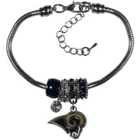 Los Angeles Rams Bracelet Euro Bead Style