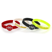 Iowa State Cyclones Bracelets 4 Pack Silicone - Special Order