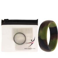 Silicone Wedding Ring - Camo by ROQ for Men - 16 mm Ring