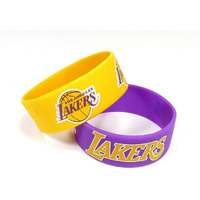Los Angeles Lakers Bracelets 2 Pack Wide