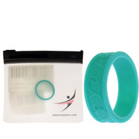 Silicone Wedding Flower Ring - Turquoise by ROQ for Women - 8 mm Ring