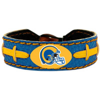 Los Angeles Rams Bracelet Team Color Vintage Logo Football CO