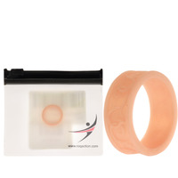 Silicone Wedding Flower Ring - Rose Gold by ROQ for Women - 4 mm Ring