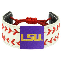 LSU Tigers Bracelet Classic Two Seamer Baseball CO