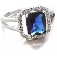 Blissful Princess Cut Ring