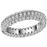 La Luna Rings Lavish And Delicate Eternity Bands(D0102HE63YY)