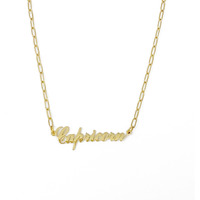 Annie Zodiac Chain Necklace