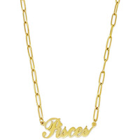 Annie Zodiac Chain Necklace