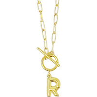 Modern Classic Initial Necklace