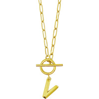 Modern Classic Initial Necklace
