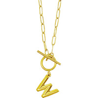 Modern Classic Initial Necklace