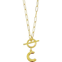 Modern Classic Initial Necklace