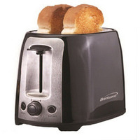 Brentwood 2 Slice Cool Touch Toaster ; Black and Stainless Steel(D0102H7TPCA.)